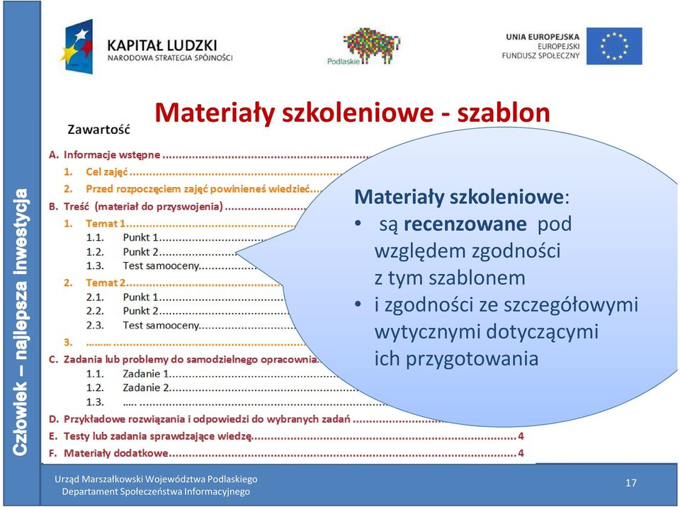 zgodności z tym szablonem i zgodności ze