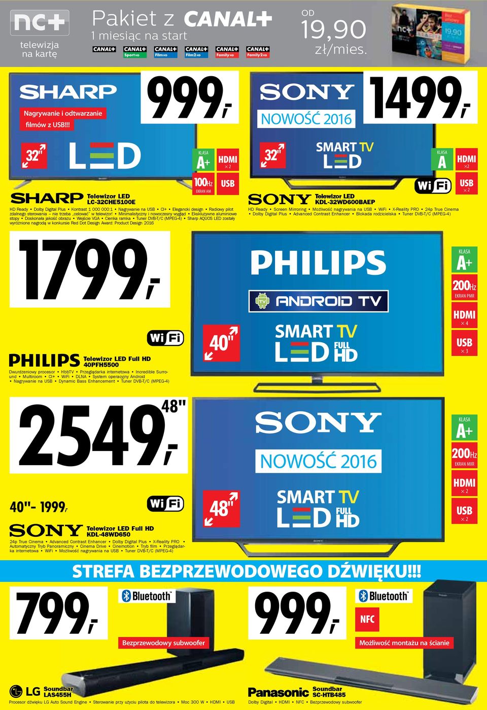 nie trzeba celować w telewizor!