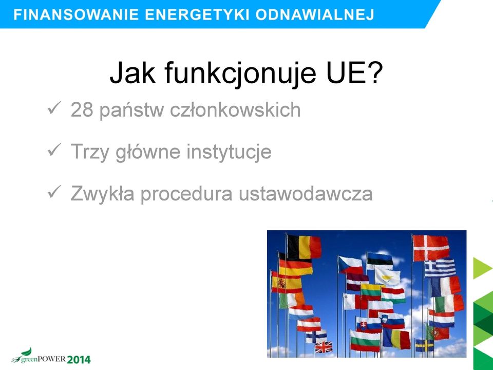 Trzy główne instytucje