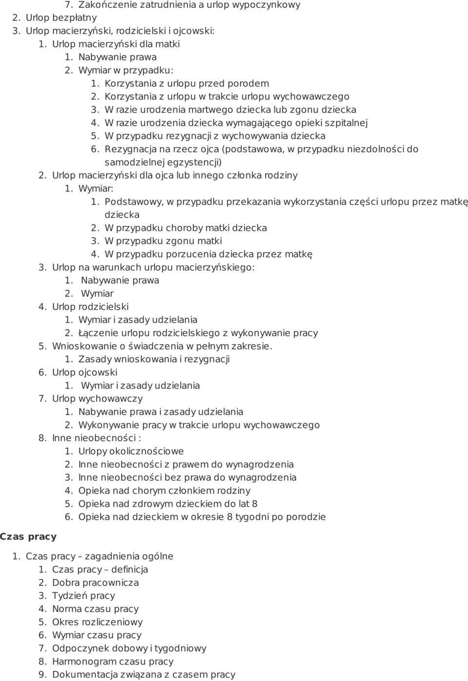 W razie urodzenia dziecka wymagającego opieki szpitalnej 5. W przypadku rezygnacji z wychowywania dziecka 6.