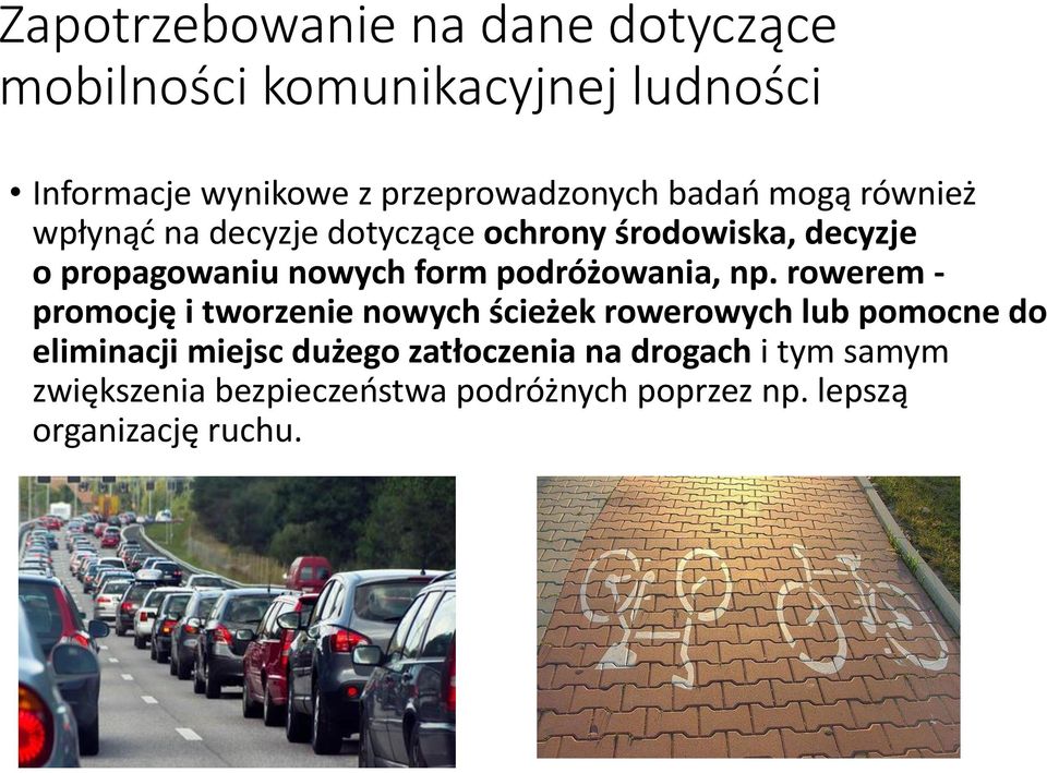 podróżowania, np.