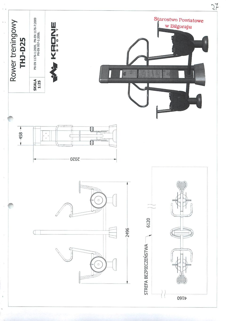 treningwy THJ-D25 SKALA 1:25 PN-EN