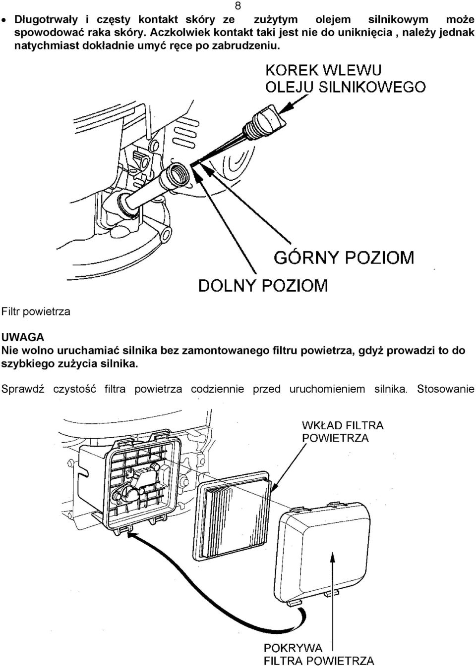 zabrudzeniu.