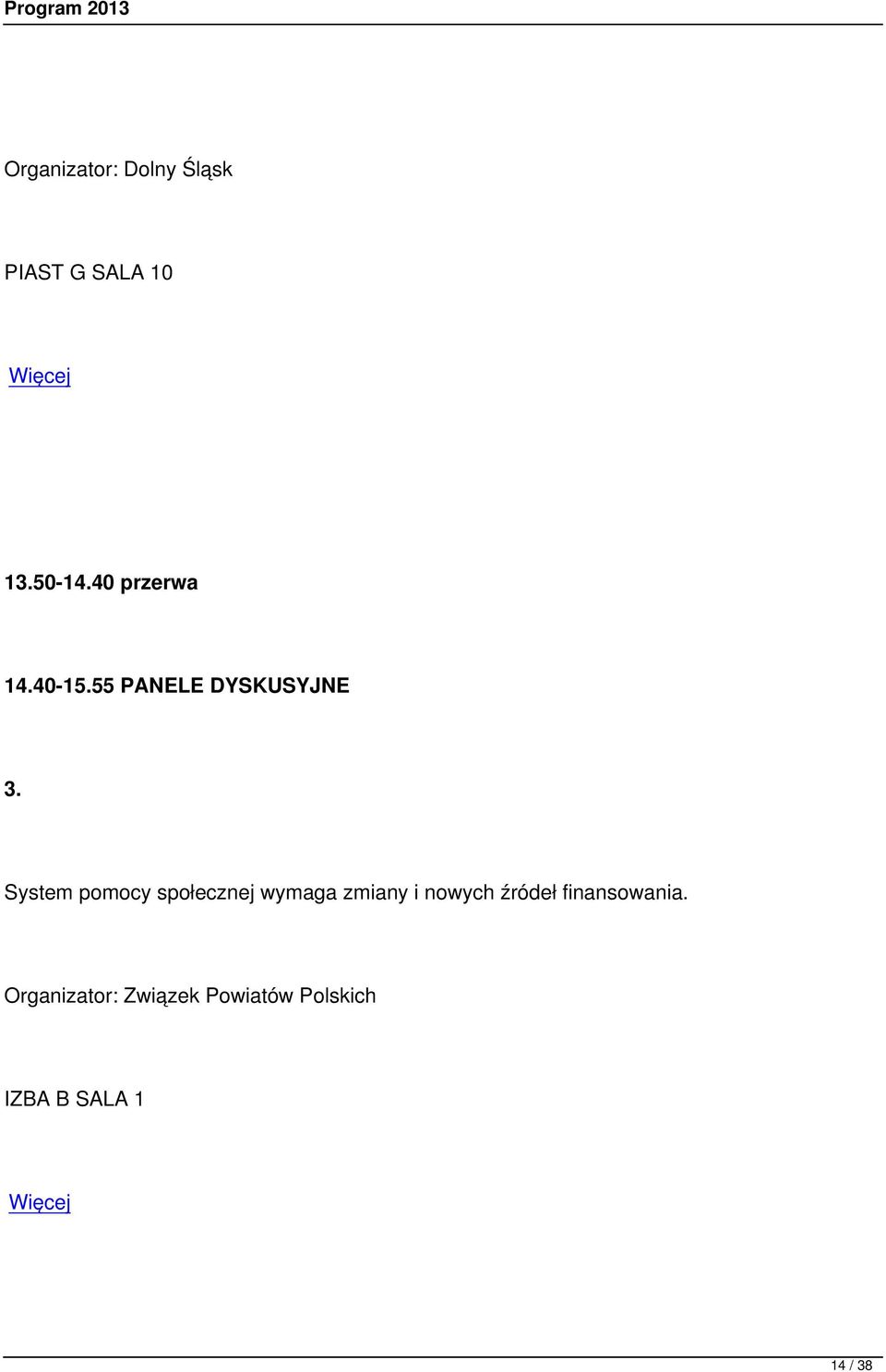 System pomocy społecznej wymaga zmiany i nowych źródeł