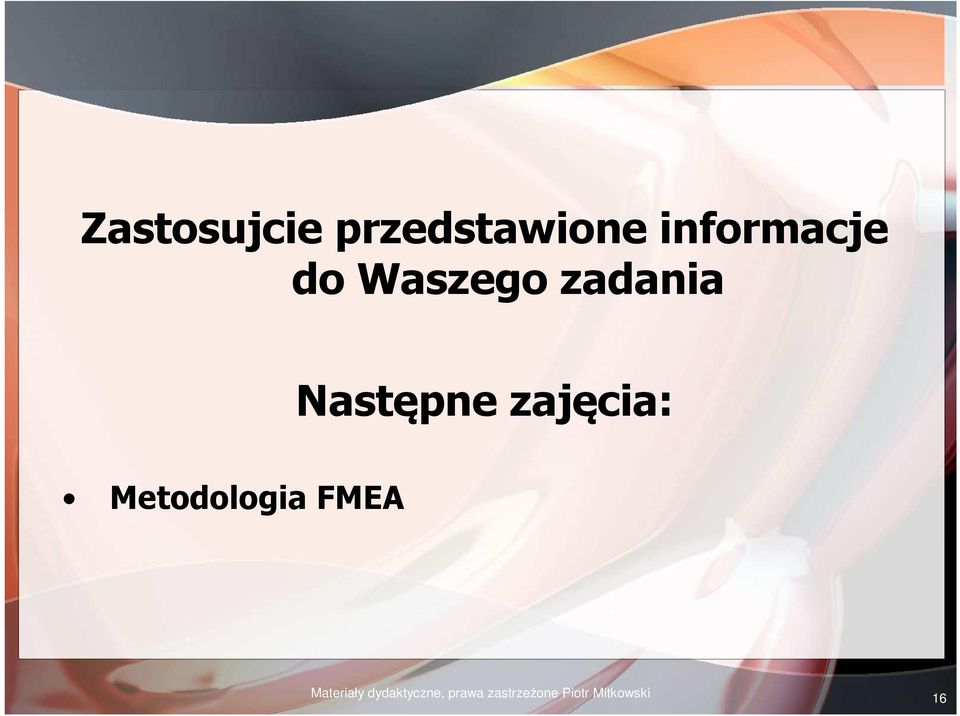 Metodologia FMEA Materiały