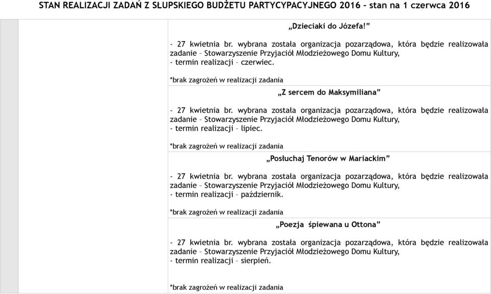 Posłuchaj Tenorów w Mariackim - 27 kwietnia br.
