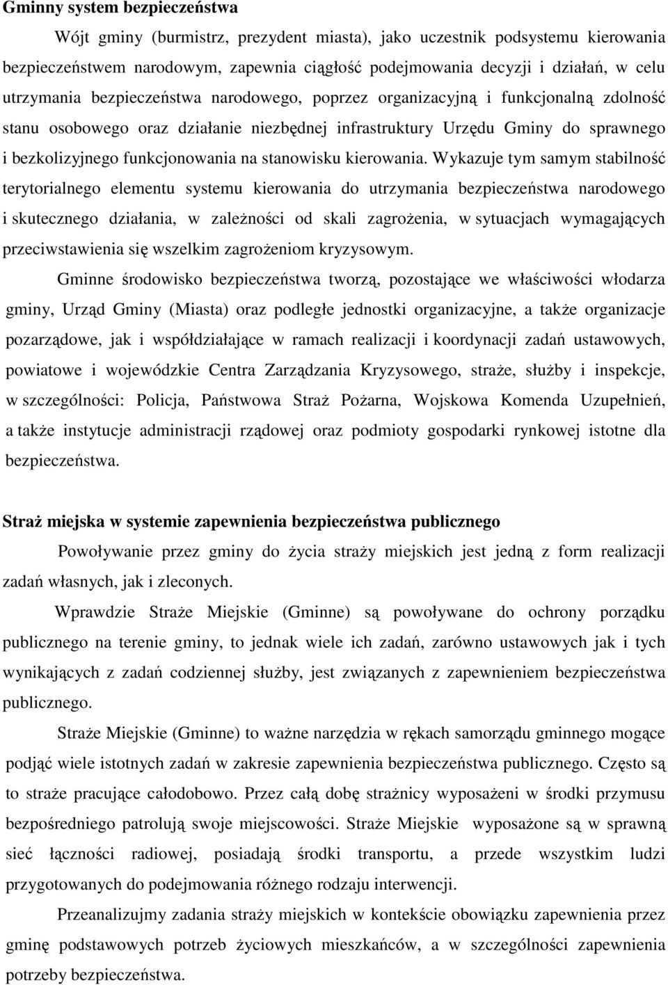na stanowisku kierowania.
