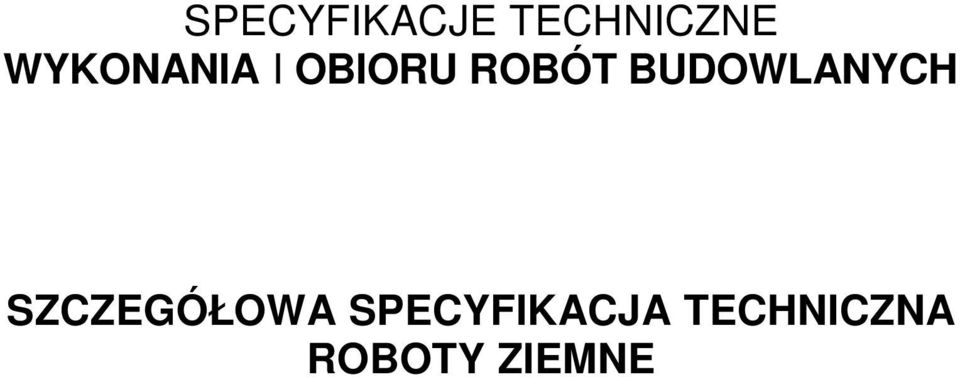 BUDOWLANYCH SZCZEGÓŁOWA