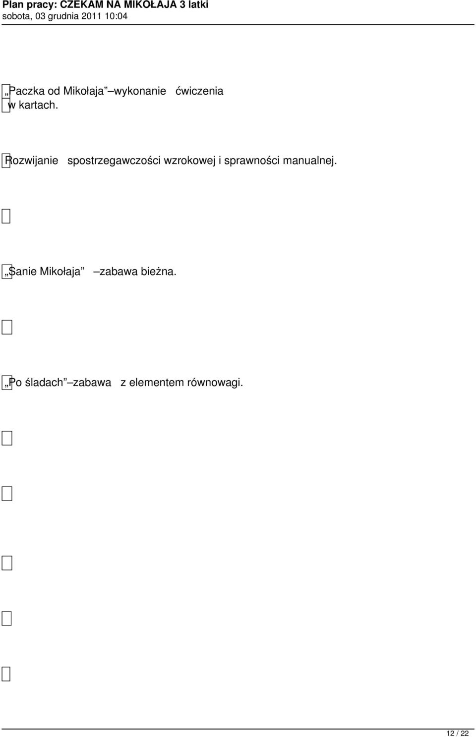 Rozwijanie spostrzegawczości wzrokowej i