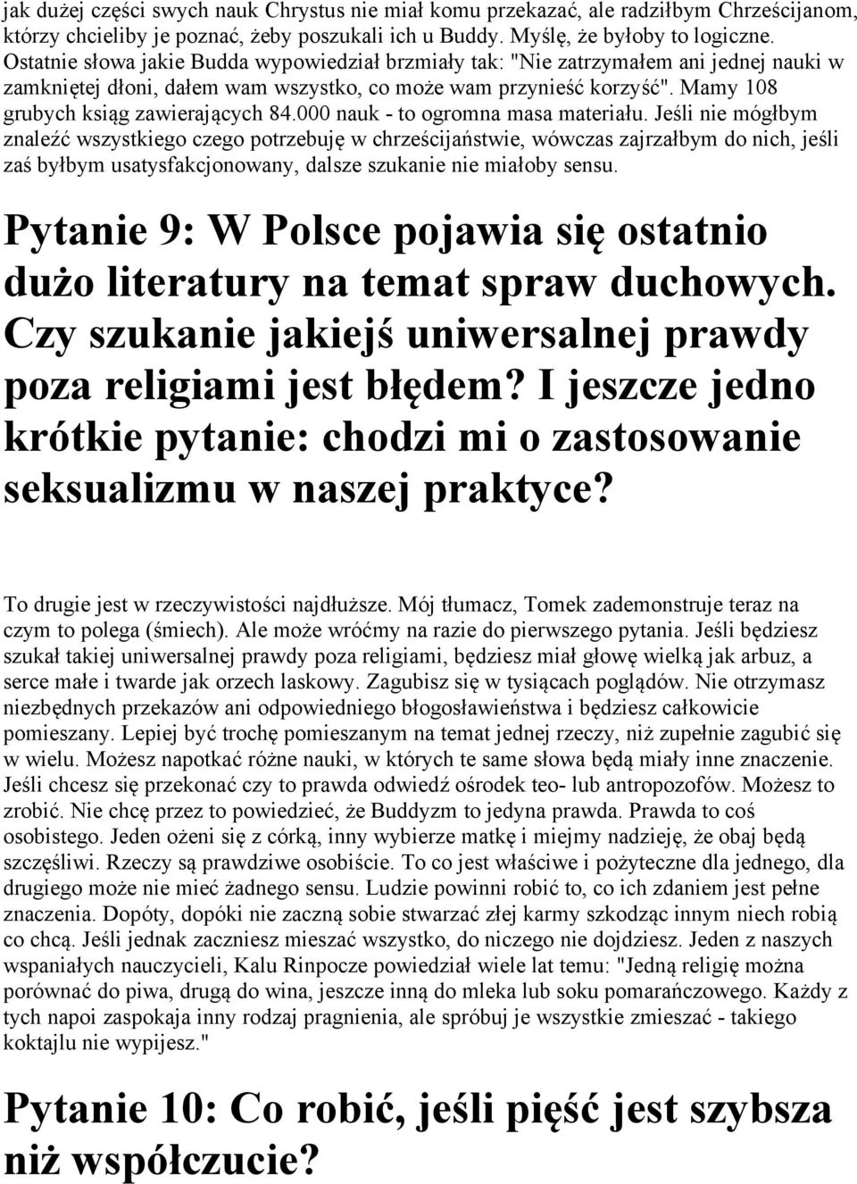 000 nauk - to ogromna masa materiału.