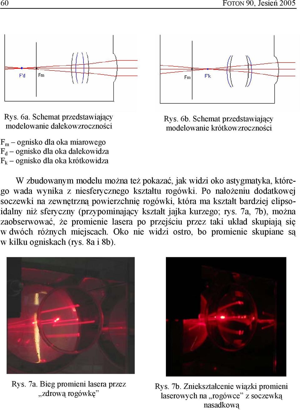 Po nałożeniu dodatkowej soczewki na zewnętrzną powierzchnię rogówki, która ma kształt bardziej elipsoidalny niż sferyczny (przypominający kształt jajka kurzego; rys.