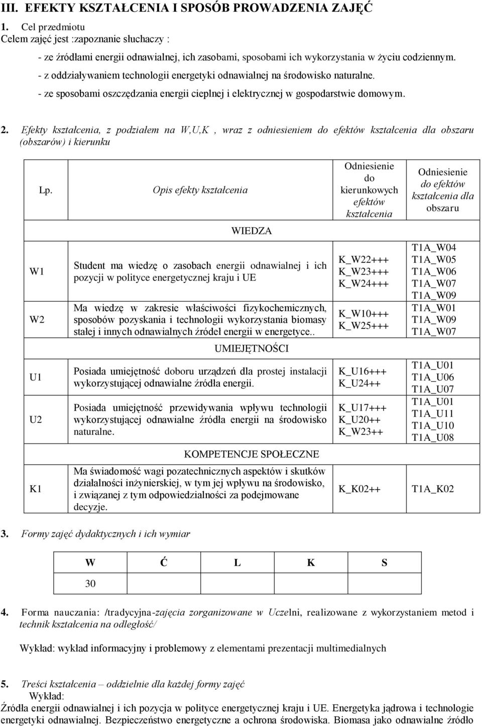 - z oddziaływaniem technologii energetyki odnawialnej na środowisko naturalne. - ze sposobami oszczędzania energii cieplnej i elektrycznej w gospodarstwie domowym. 2.