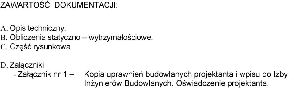 Za czniki - Za cznik nr 1 Kopia uprawnie budowlanych