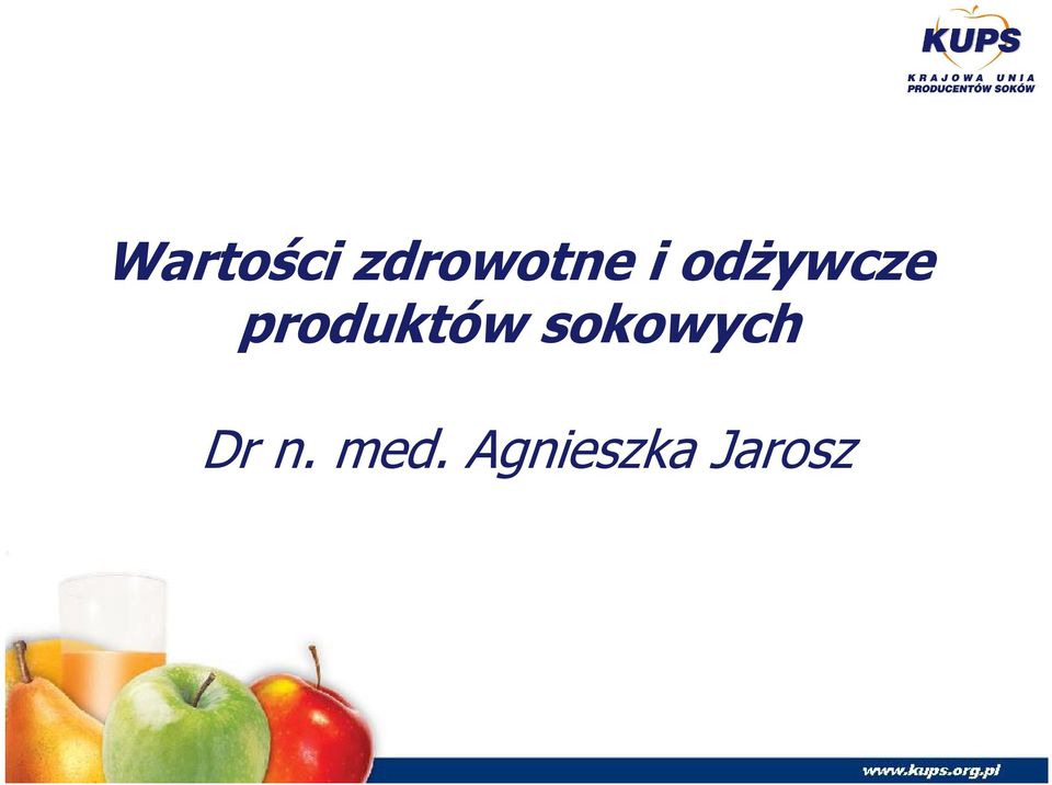 produktów sokowych