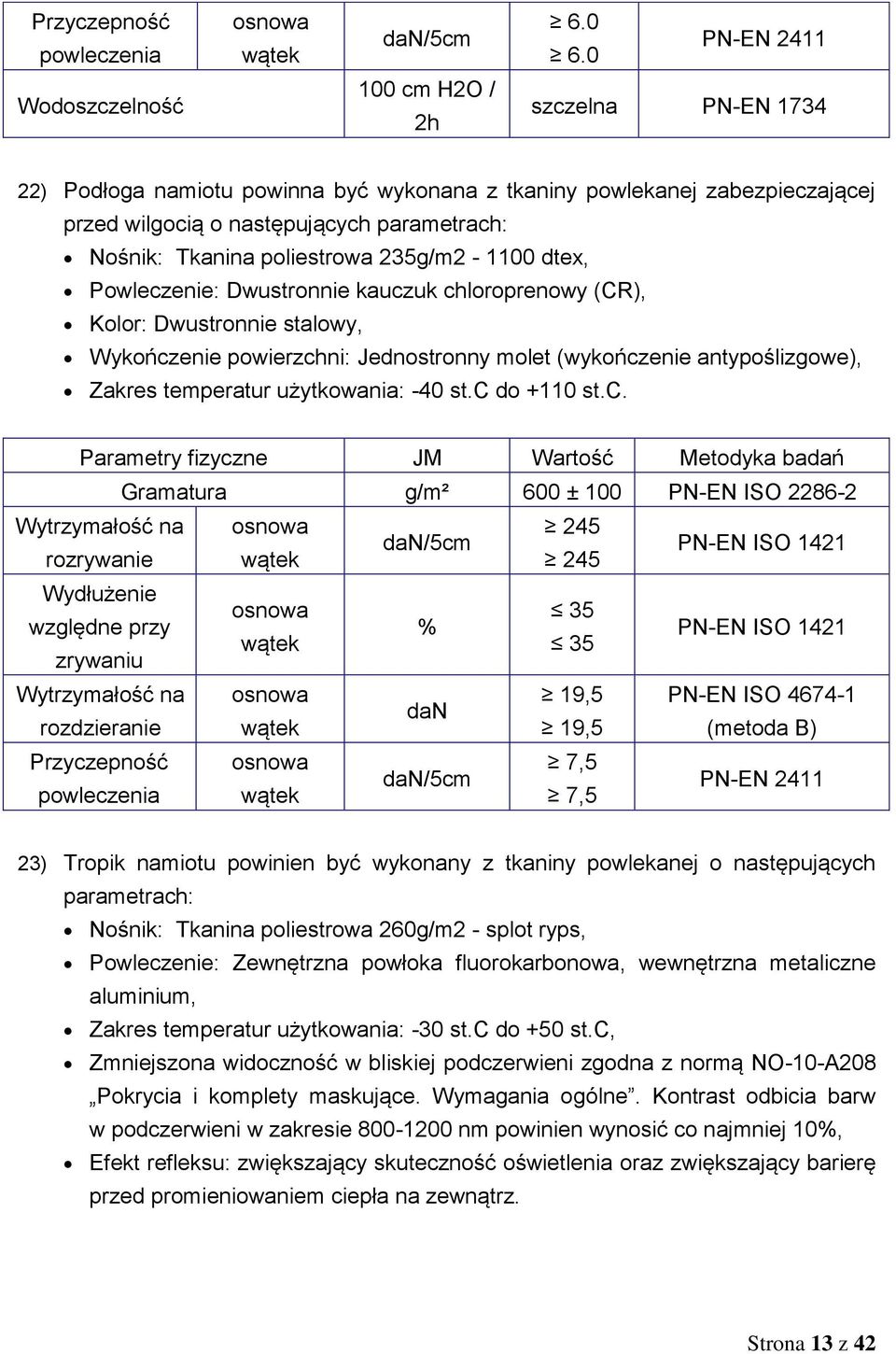 Tkanina poliestrowa 235g/m2-1100 dtex, Powleczenie: Dwustronnie kauczuk chloroprenowy (CR), Kolor: Dwustronnie stalowy, Wykończenie powierzchni: Jednostronny molet (wykończenie antypoślizgowe),