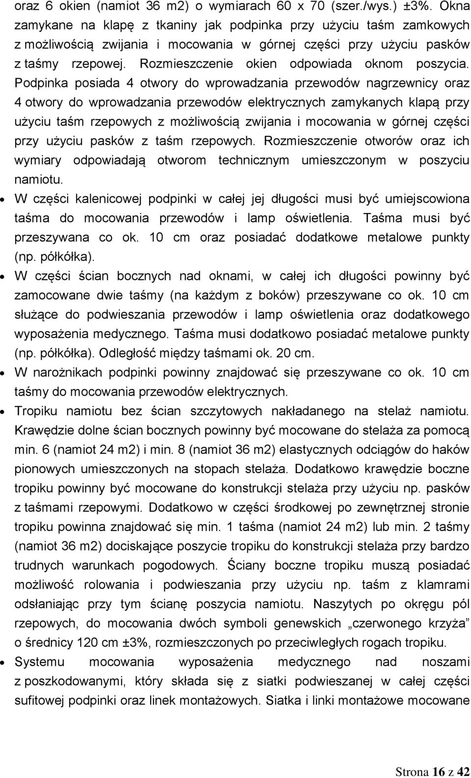 Rozmieszczenie okien odpowiada oknom poszycia.