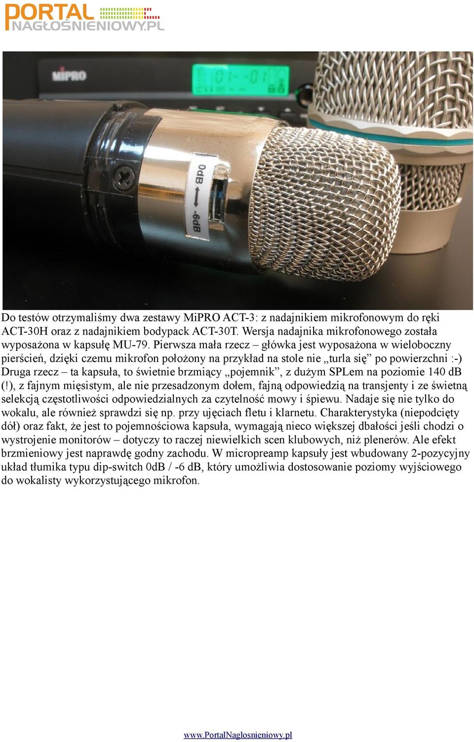 pojemnik, z dużym SPLem na poziomie 140 db (!