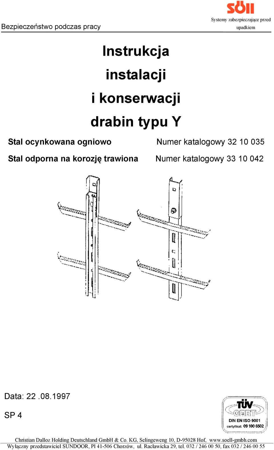 katalogowy 32 10 035 Stal odporna na korozję