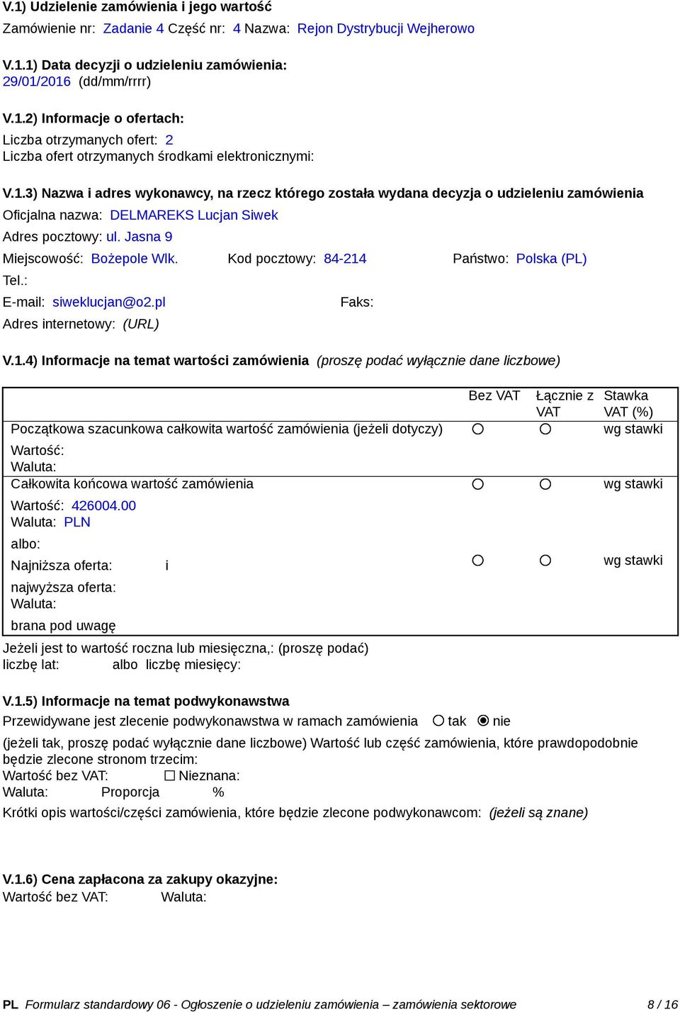 Kod pocztowy: 84-214