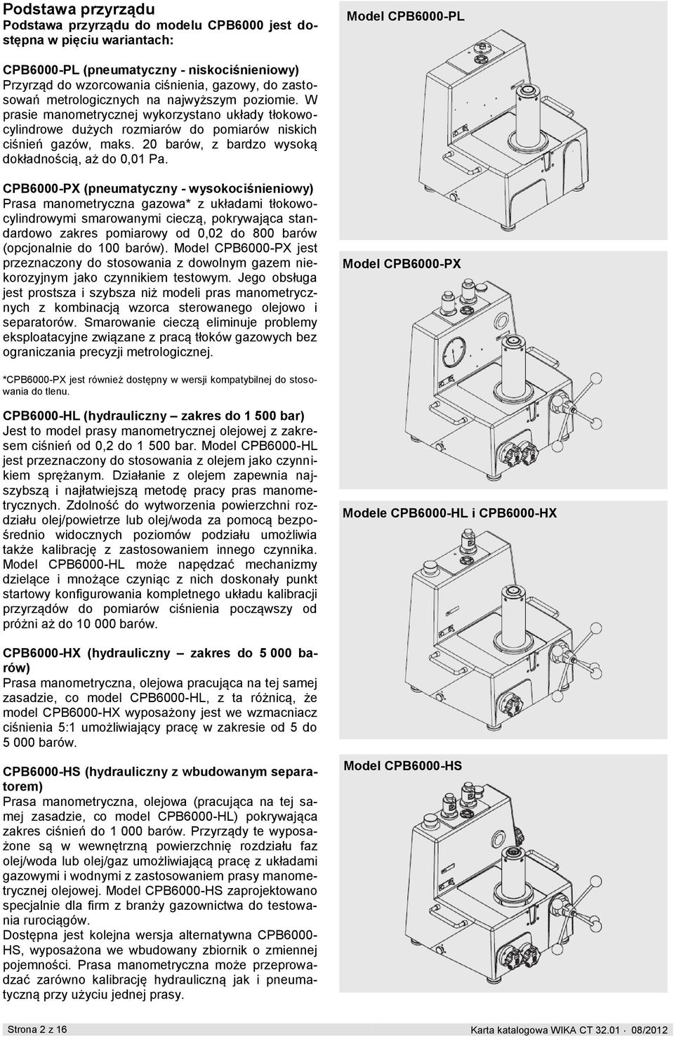 20 barów, z bardzo wysoką dokładnością, aż do 0,01 Pa.