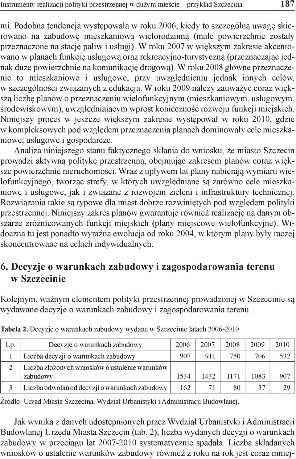 W roku 2007 w większym zakresie akcentowano w planach funkcję usługową oraz rekreacyjno-turystyczną (przeznaczając jednak duże powierzchnie na komunikację drogową).