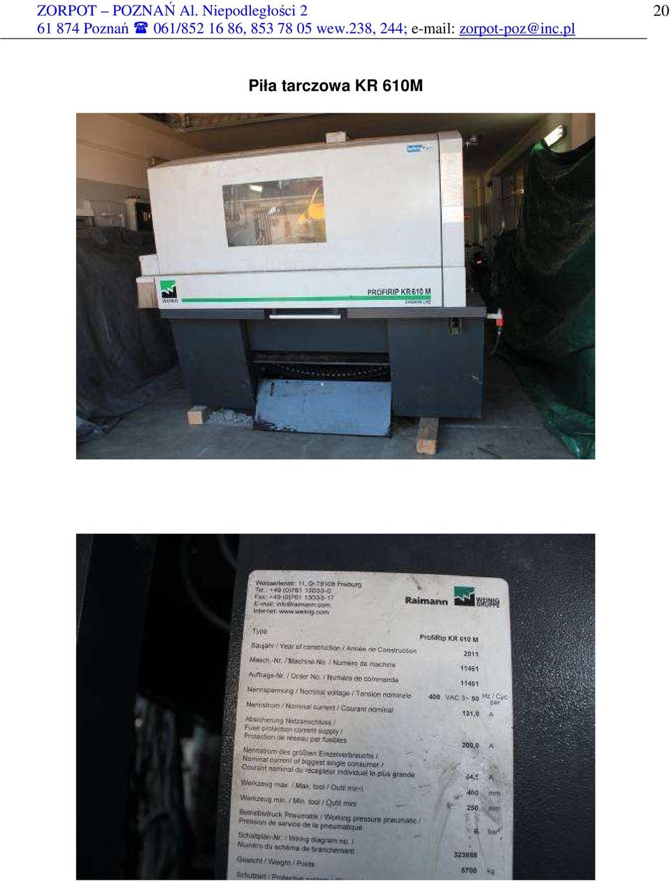 KR 610M