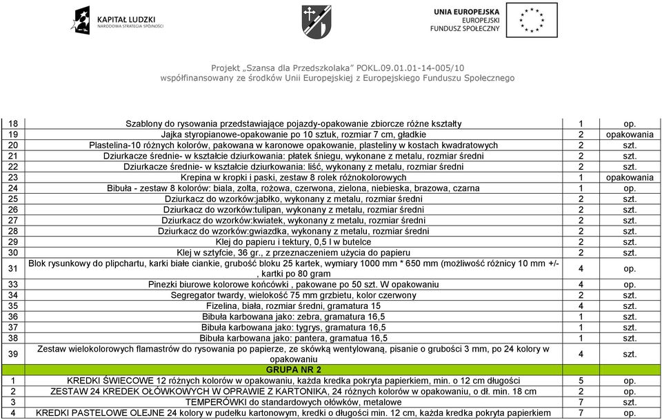 21 Dziurkacze średnie- w kształcie dziurkowania: płatek śniegu, wykonane z metalu, rozmiar średni 2 szt. 22 Dziurkacze średnie- w kształcie dziurkowania: liść, wykonany z metalu, rozmiar średni 2 szt.