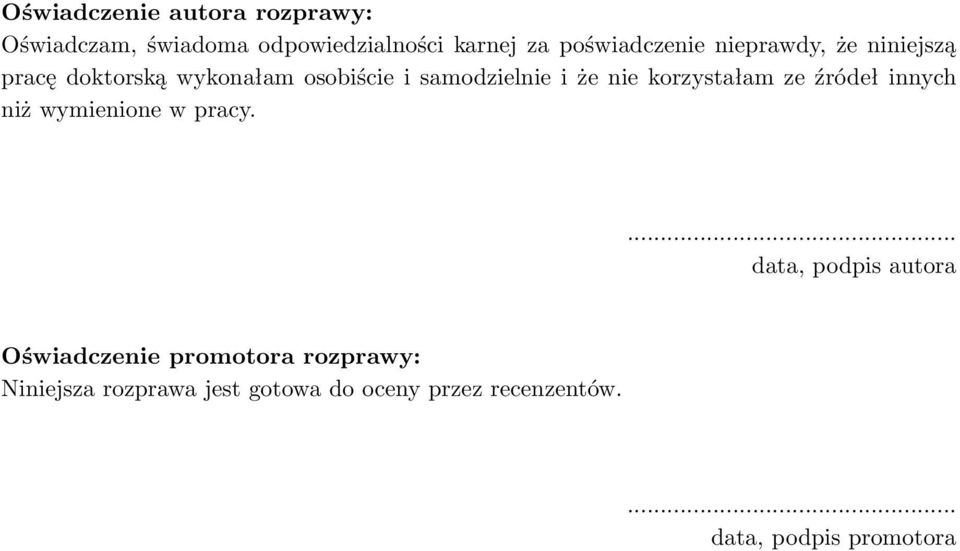 korzystałam ze źródeł innych niż wymienione w pracy.