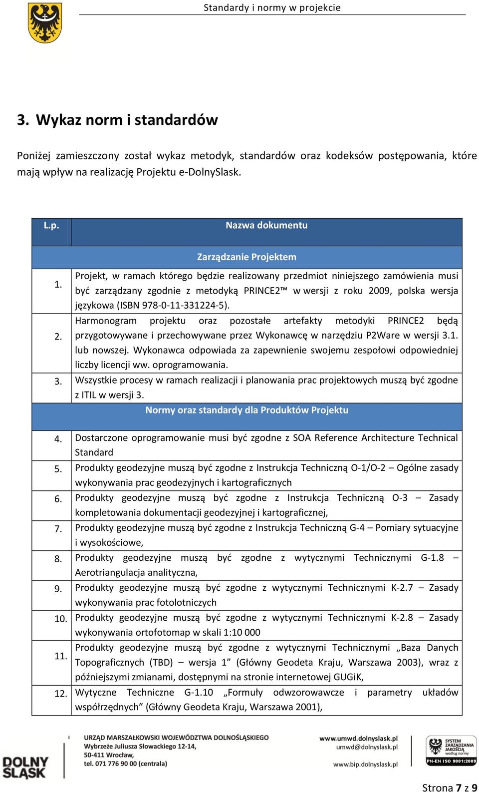 978-0-11-331224-5). Harmonogram projektu oraz pozostałe artefakty metodyki PRINCE2 będą przygotowywane i przechowywane przez Wykonawcę w narzędziu P2Ware w wersji 3.1. lub nowszej.