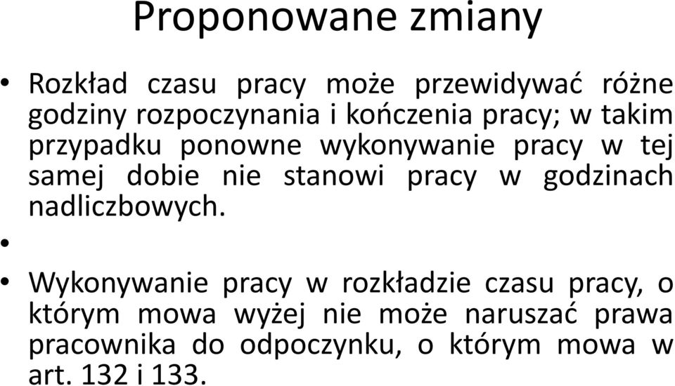 stanowi pracy w godzinach nadliczbowych.