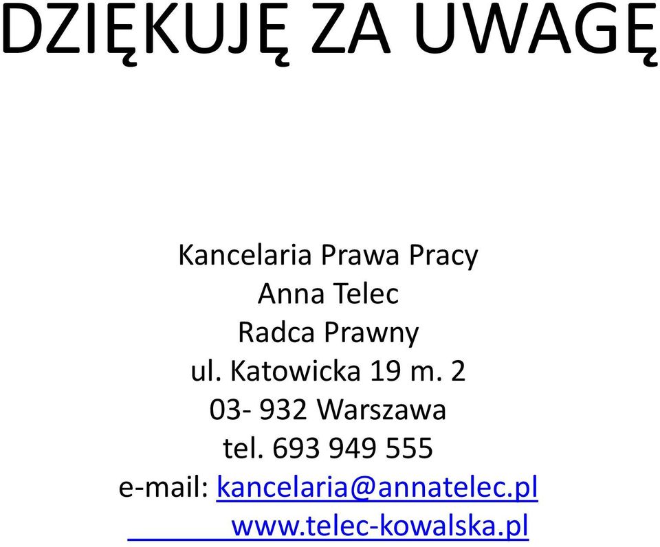 2 03-932 Warszawa tel.