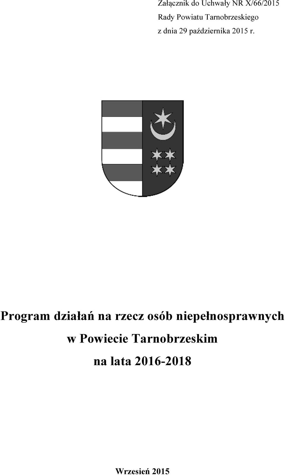 Program działań na rzecz osób niepełnosprawnych w