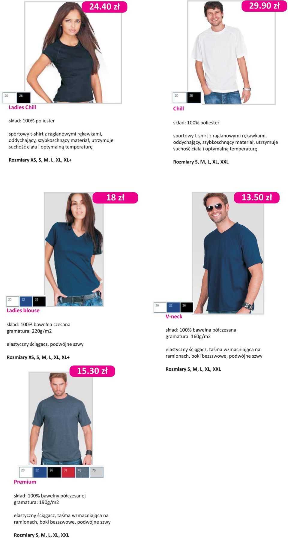 t-shirt z raglanowymi rękawkami, oddychający, szybkoschnący materiał, utrzymuje suchość ciała i optymalną temperaturę 18 zł 13.