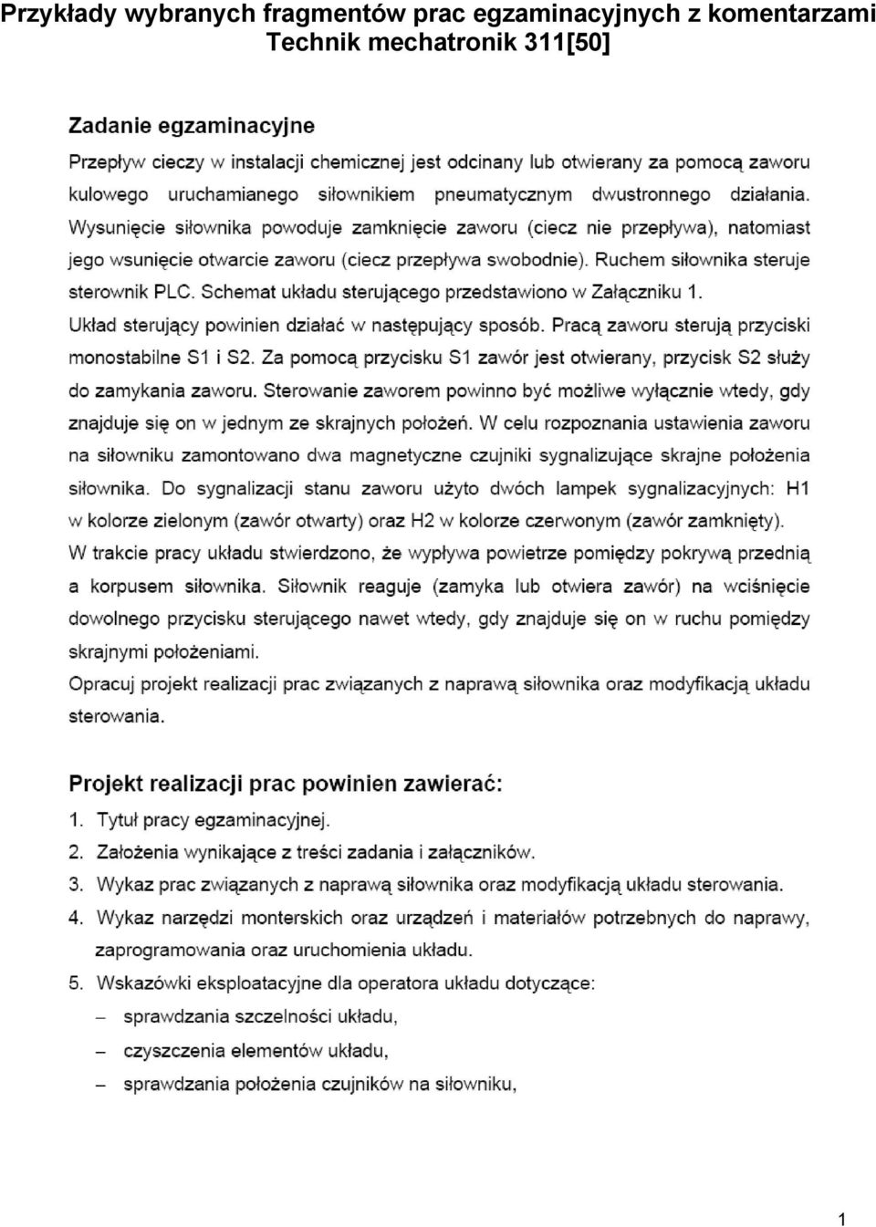 egzaminacyjnych z