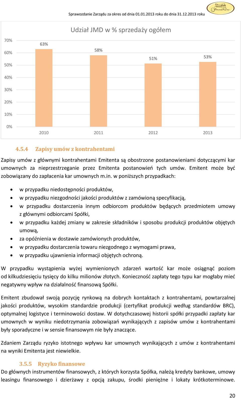 Emitent może być zobowiązany do zapłacenia kar umownych m.in.