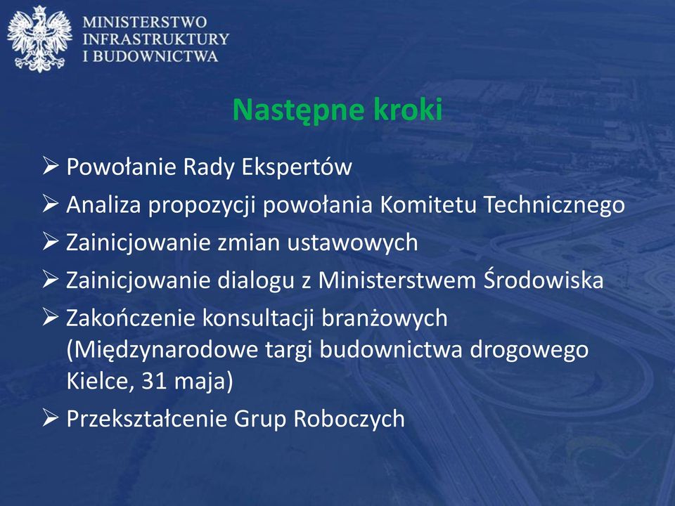 z Ministerstwem Środowiska Zakończenie konsultacji branżowych