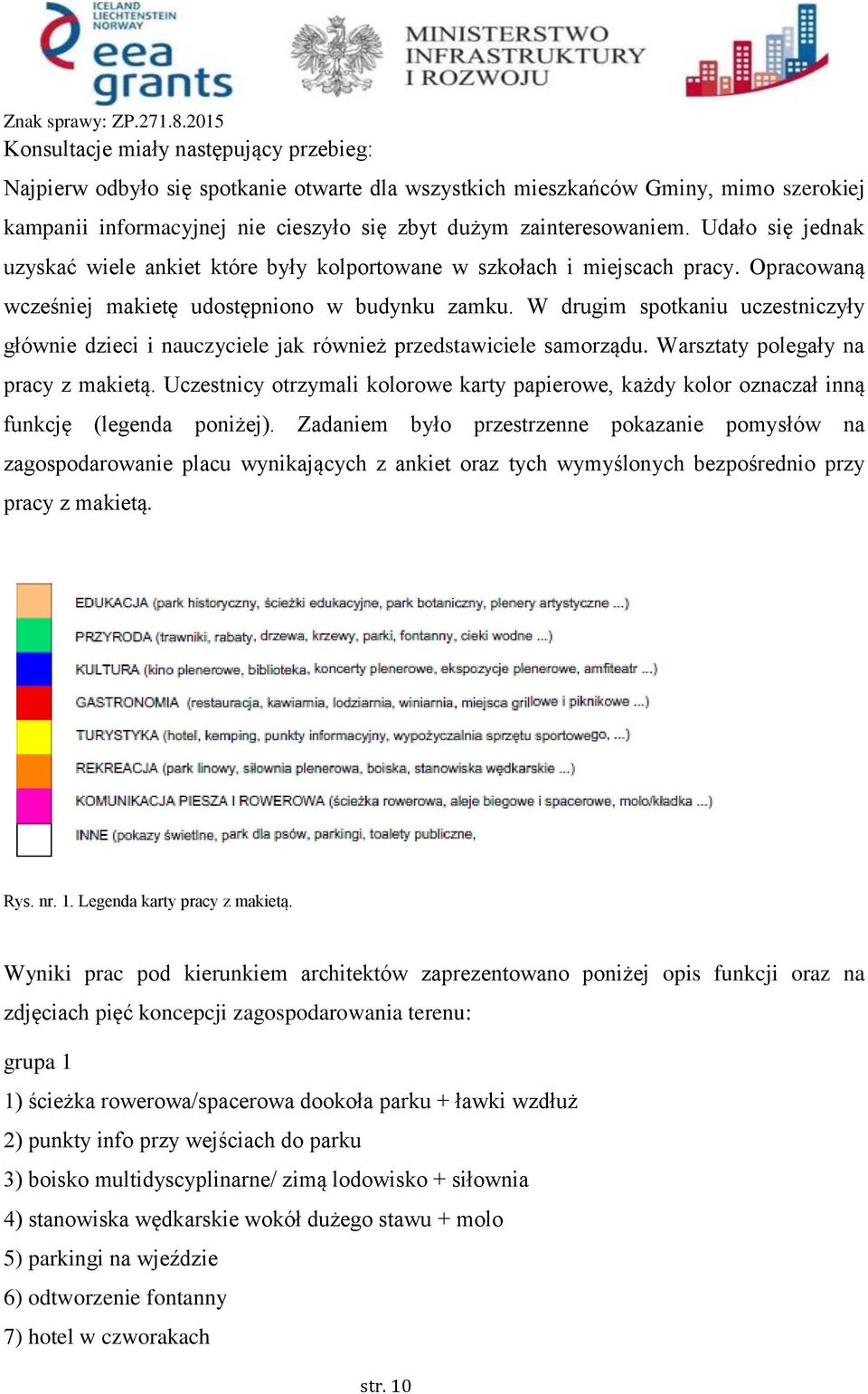 W drugim spotkaniu uczestniczyły głównie dzieci i nauczyciele jak również przedstawiciele samorządu. Warsztaty polegały na pracy z makietą.