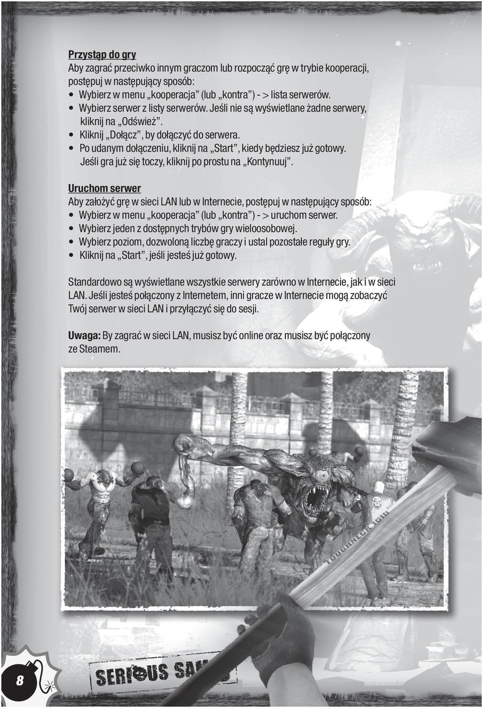 Jeśli gra już się toczy, kliknij po prostu na Kontynuuj.