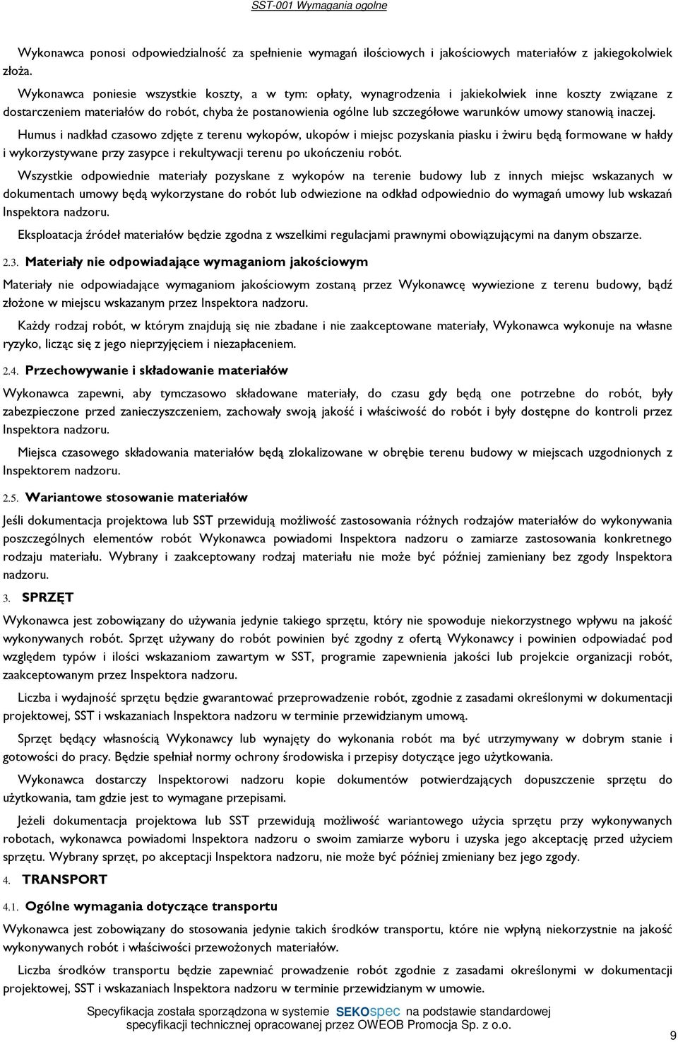 umowy stanowią inaczej.