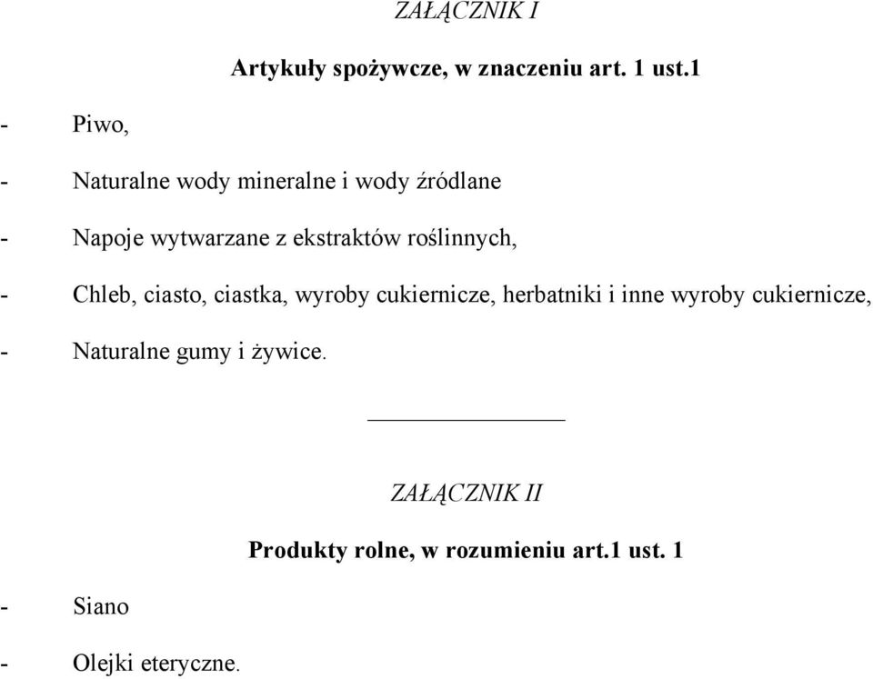 roślinnych, - Chleb, ciasto, ciastka, wyroby cukiernicze, herbatniki i inne wyroby