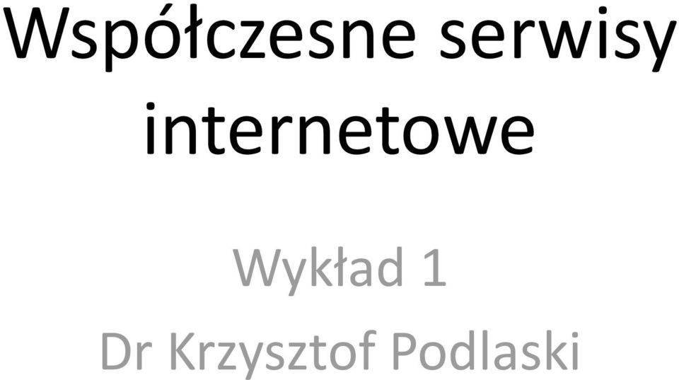 internetowe