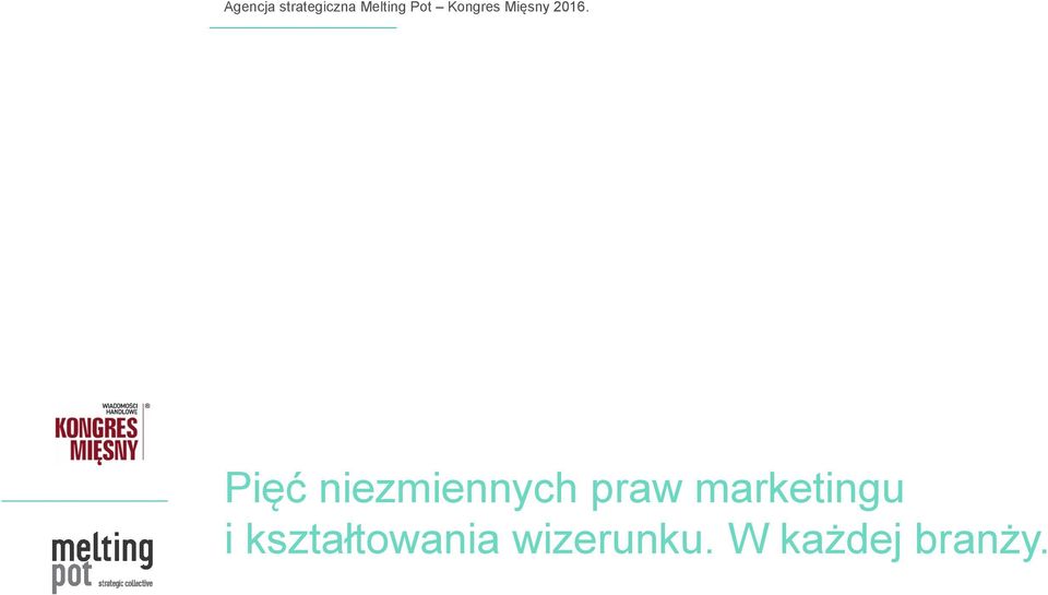 Pięć niezmiennych praw