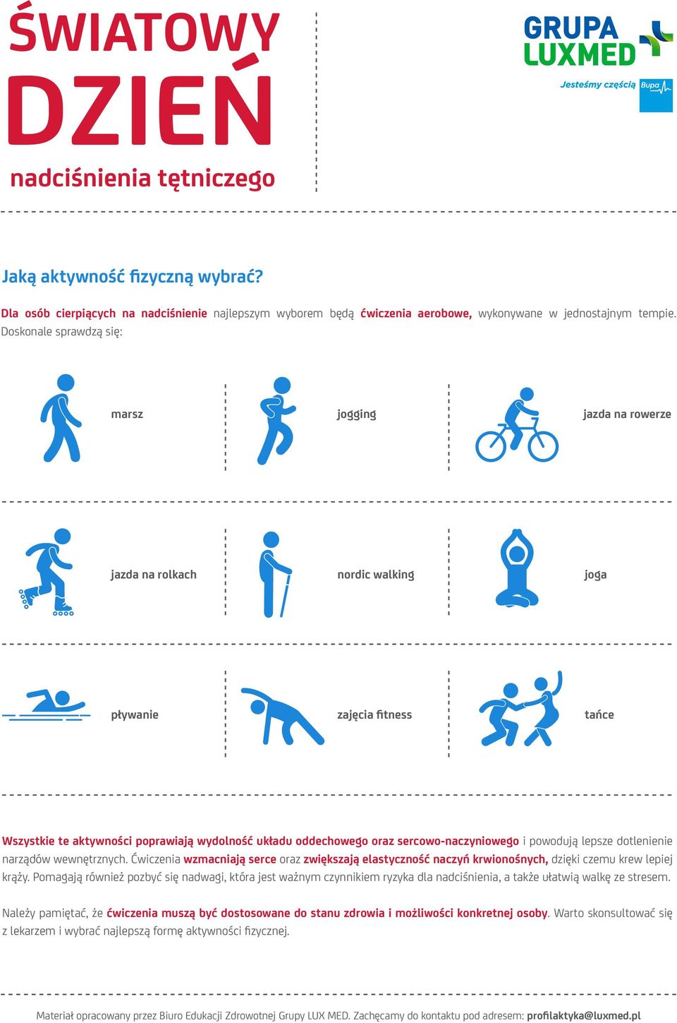 sercowo-naczyniowego i powodują lepsze dotlenienie narządów wewnętrznych. Ćwiczenia wzmacniają serce oraz zwiększają elastyczność naczyń krwionośnych, dzięki czemu krew lepiej krąży.