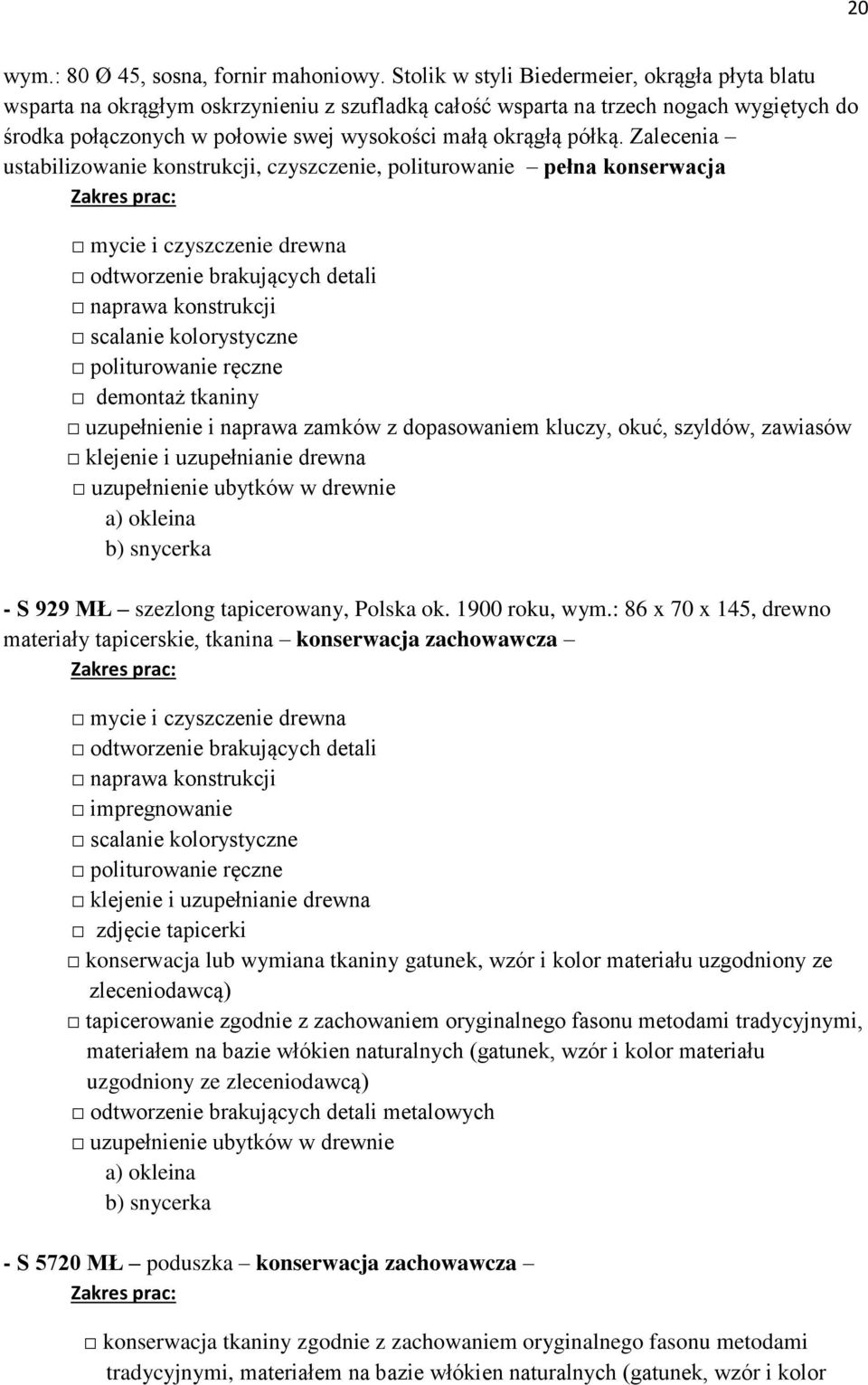 półką.