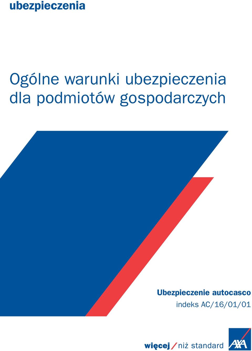 gospodarczych Ubezpieczenie