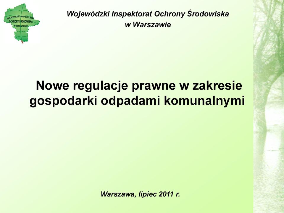 regulacje prawne w zakresie