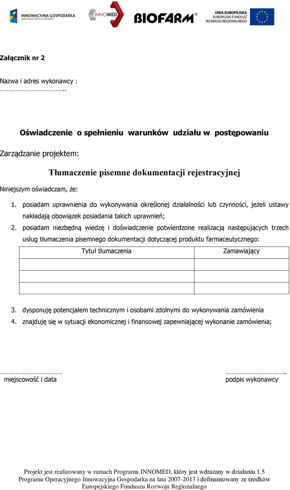 posiadam uprawnienia do wykonywania określonej działalności lub czynności, jeżeli ustawy nakładają obowiązek posiadania takich uprawnień; 2.