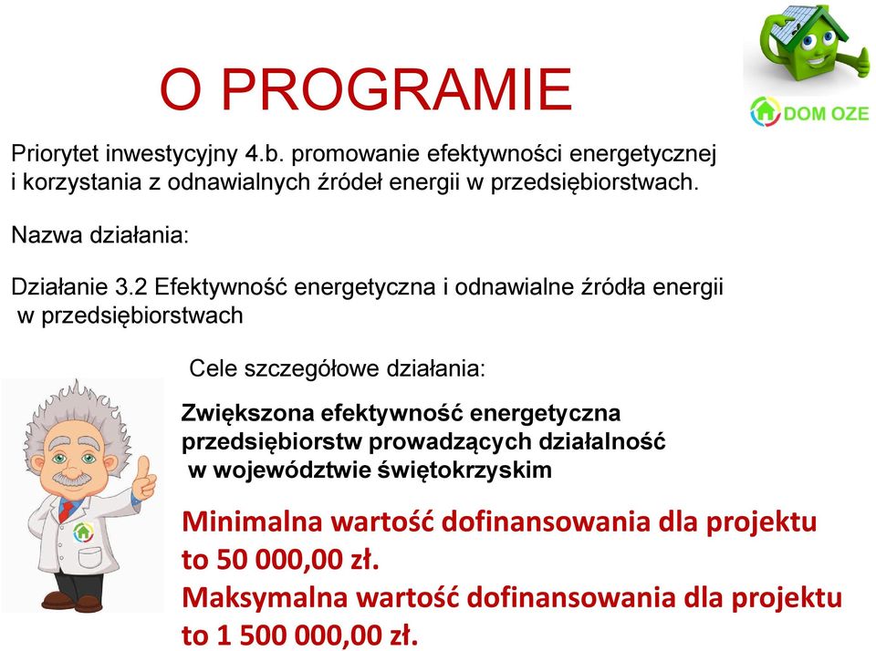 Nazwa działania: Działanie 3.