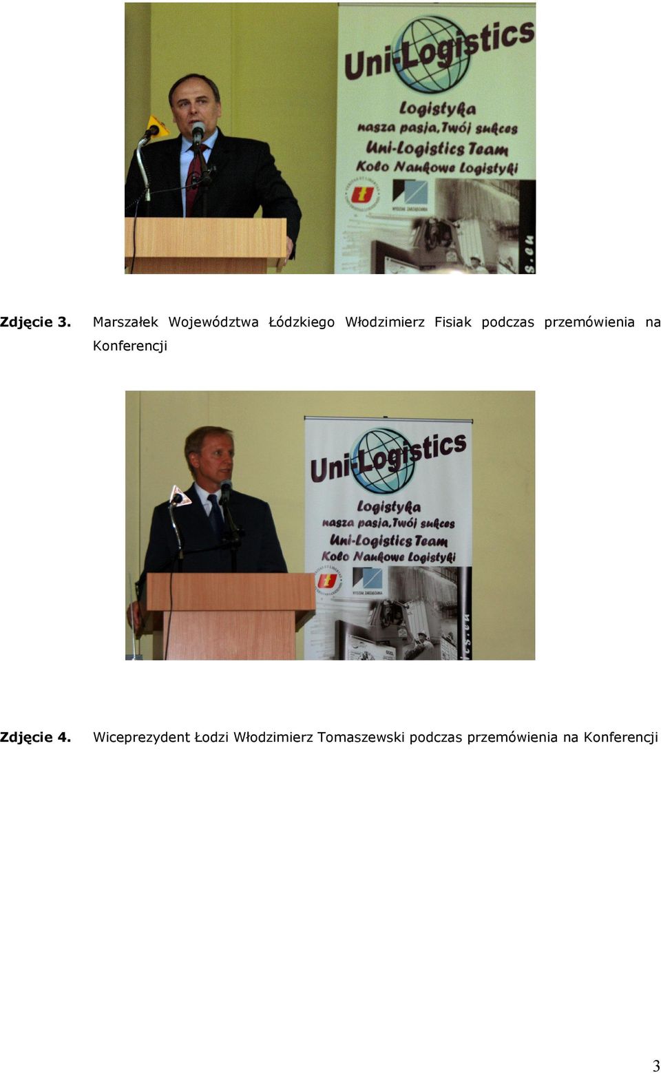 Fisiak podczas przemówienia na Konferencji