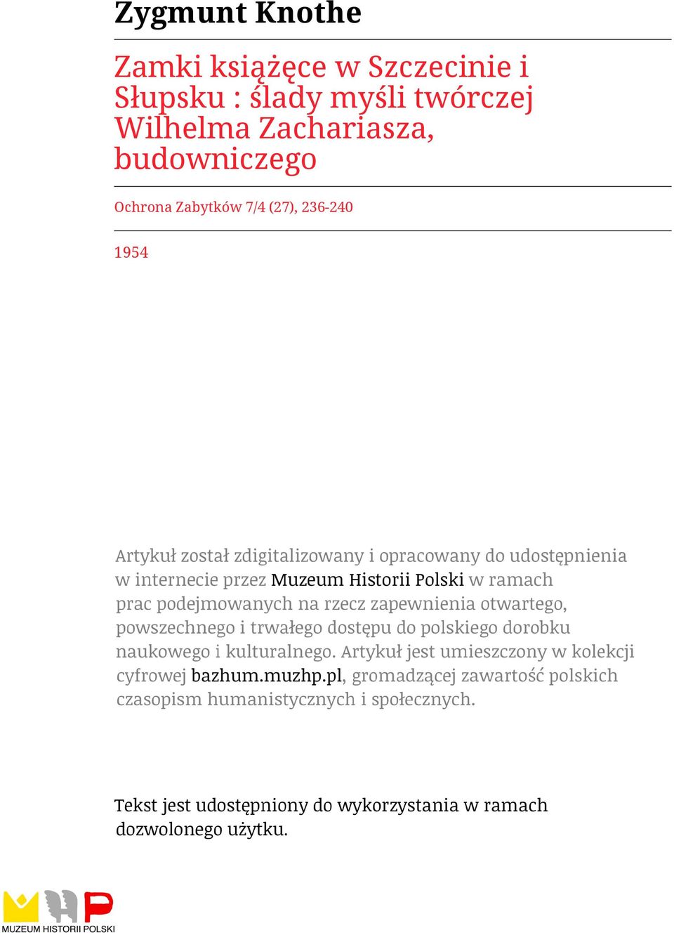 twórczej Wilhelma Zachariasza,